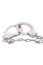 Наручники хромовані NMC Hand Cuffs із довгим ланцюгом