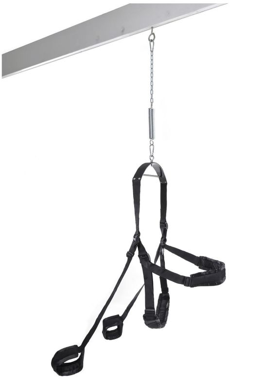 Секс-гойдалка для стелі або дверний отвір Pipedream Fetish Fantasy Series чорні вид 10