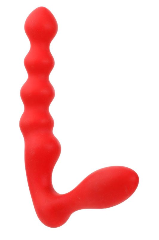 Анальний стимулятор PURRFECT SILICONE Butt PLUG, RED вид 2