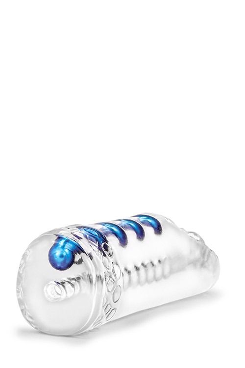 Мастурбатор нереалистичный Blush M For Men с шариками, прозрачный вид 3