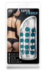 Мастурбатор вагина с бусинами внутри Blush M For Men Super Stroker Clear, прозрачный вид 5
