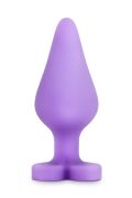 Анальная пробка PLAY WITH ME CANDY HEART FUCK ME PURPLE