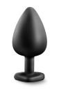 Анальная пробка с камнем Blush TEMPTASIA BLING PLUG LARGE BLACK