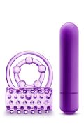 Ерекційне віброкільце Blush PLAY WITH ME фіолетове