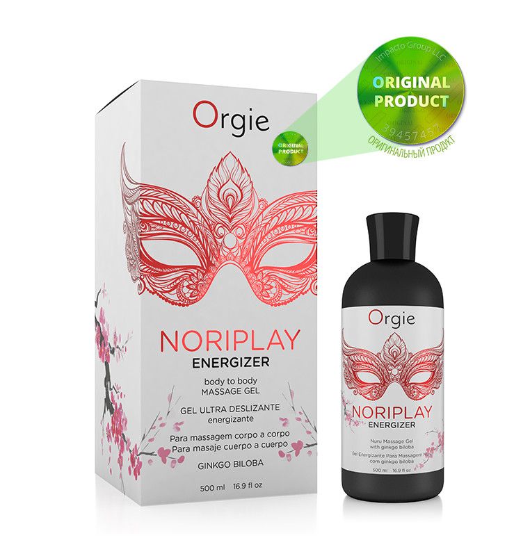 Гель для Нуру массажа Orgie Noriplay Energizer на основе экстракта морских водорослей, 500 мл вид 2