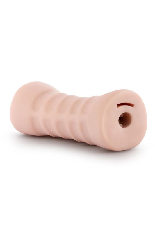 Мастурбатор-вагіна з вібрацією Blush M For Men тілесний вид 4