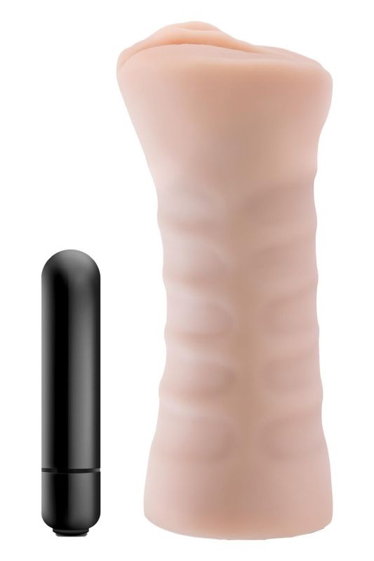 Мастурбатор-вагина с вибрацией M FOR MEN RAIN VANILLA вид 9
