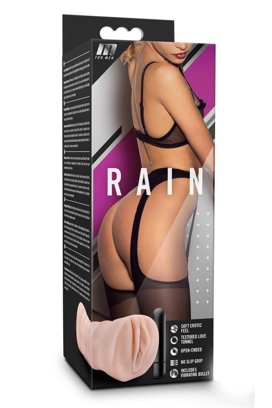 Мастурбатор-вагина с вибрацией M FOR MEN RAIN VANILLA вид 10