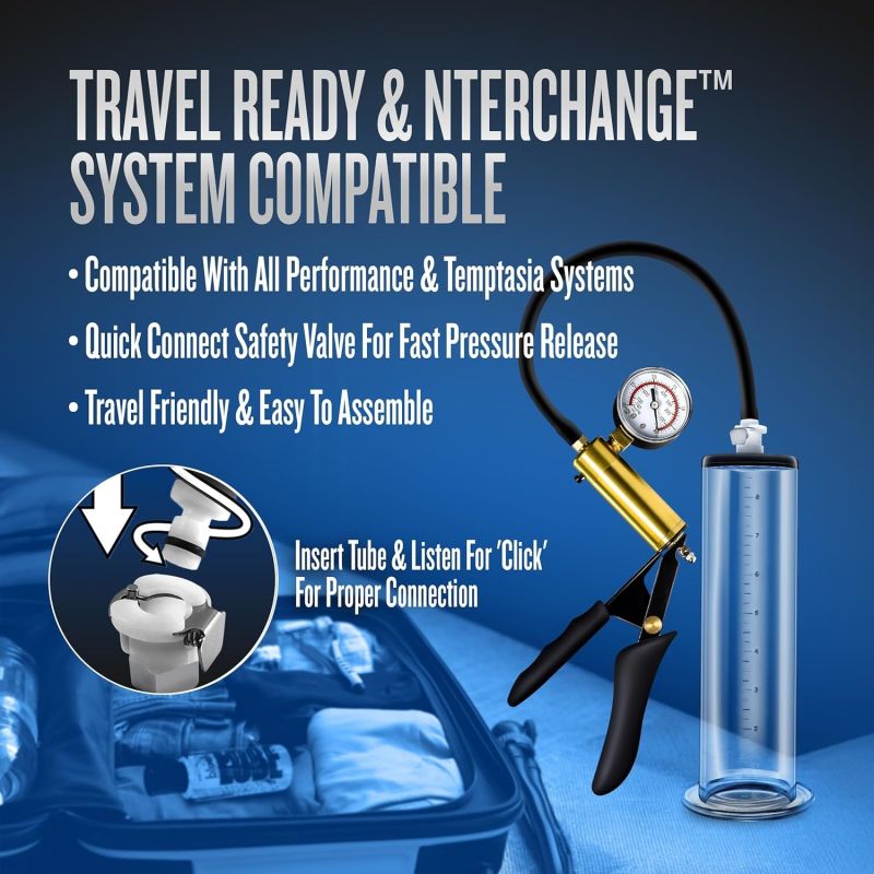 Вакуумная помпа VX6 VACUUM PENIS PUMP CLEAR вид 7