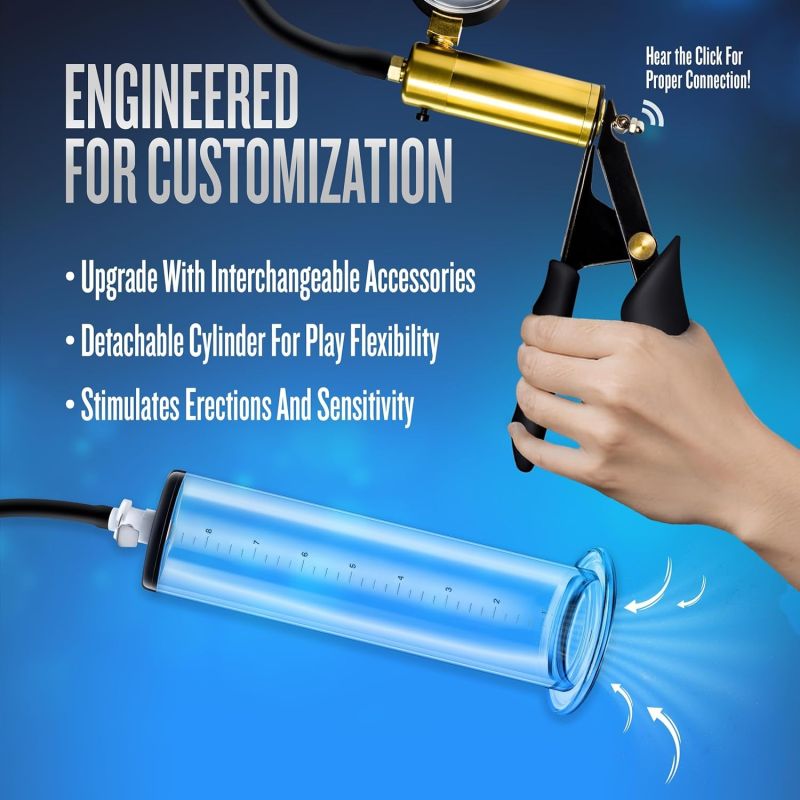 Вакуумная помпа VX6 VACUUM PENIS PUMP CLEAR вид 8