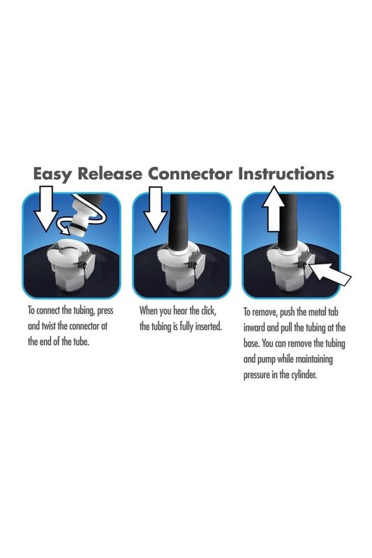 Вакуумна помпа з пістолетом та манометром Blush Performance Vx8 чорний-прозорий вид 3