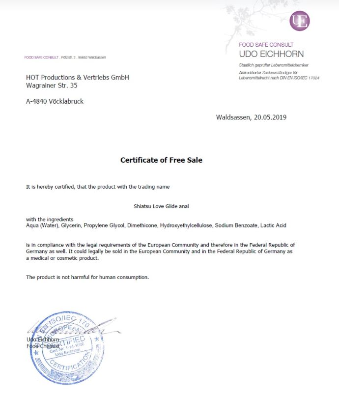 Лубрикант Анальний на водній основі Shiatsu Love Glide, 100 мл вид 7