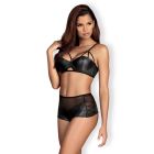 Комплект Obsessive Leatheria 2-pcs set black, S/M вид 2