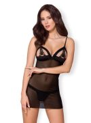 Cорочка Obsessive 865-CHE-1 chemise & thong S/M