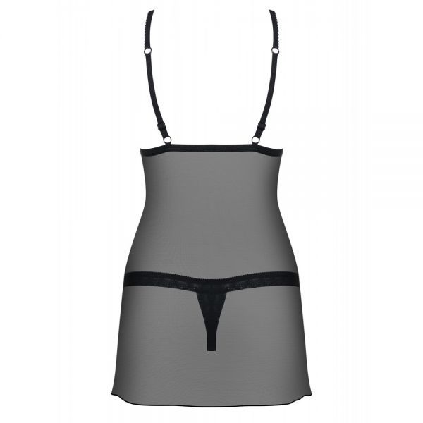 Cорочка Obsessive 865-CHE-1 chemise & thong S/M вид 3