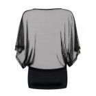 Платье сетка Obsessive Punker dress, стринги в комплекте, черный, S\M вид 5