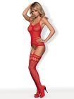 Комбинезон Obsessive Bodystocking F214 красный S/M/L вид 4