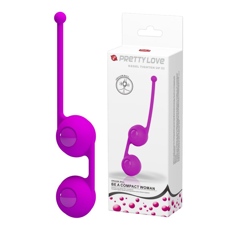 Вагинальные шарики Pretty Love Kegel фиолетовые вид 2