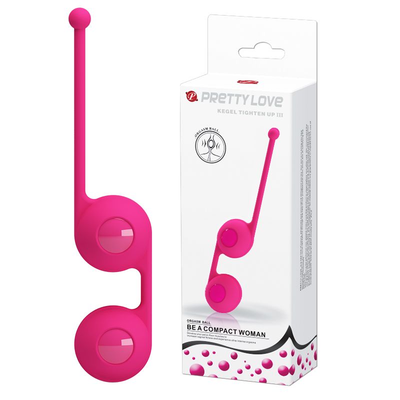 Вагінальні кульки Pretty Love Kegel tighten Up III, Pink вид 2