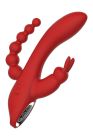 Вибромассажер тройной Dream Toys Red Revolution Hera красный вид 5