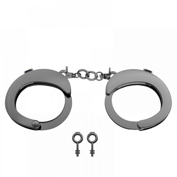 Наручники Разборные Premium Metal Romfun, Black вид 2