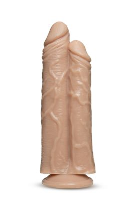 Двойной фаллоимитатор DR. SKIN DR. DOUBLE STUFFED FLESH