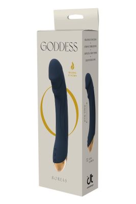 Вібромасажер з функцією нагріву Dream Toys Goddess Collection Boreas синій