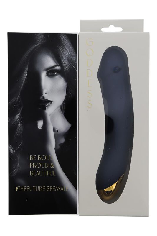 Вибромассажер с функцией нагрева Dream Toys Goddess Collection Boreas синий вид 8