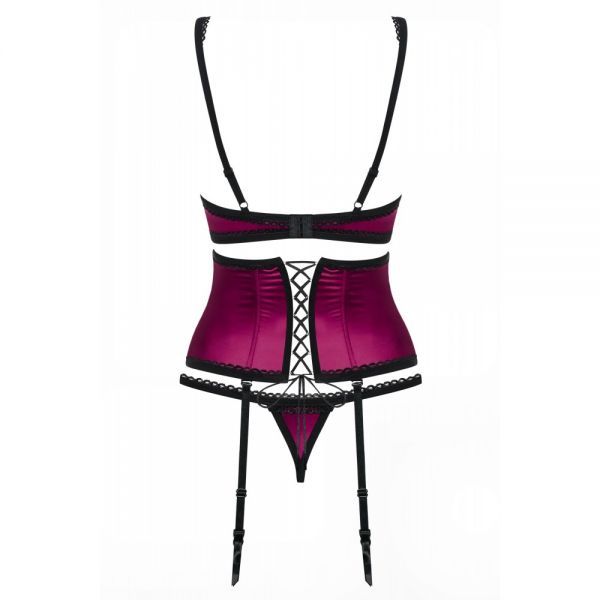 Комплект Obsessive 861-SEG-5 3 pcs set S/M вид 6