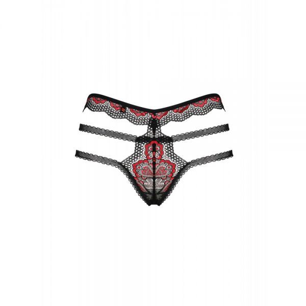 Трусики Obsessive Megies panties black L / XL вид 3