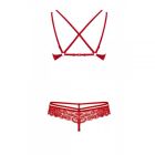 Комплект Obsessive 860-SET-3 2 pcs set red S/M вид 5