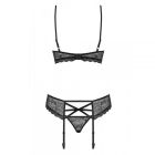 Комплект с поясом для чулок Obsessive 818-SEG-1 S/M вид 6
