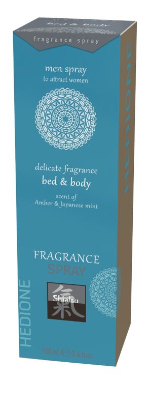 Спрей для тела и постели с феромонами и афродизиаками Shiatsu Fragrance Янтарь и японская мята,100мл вид 5