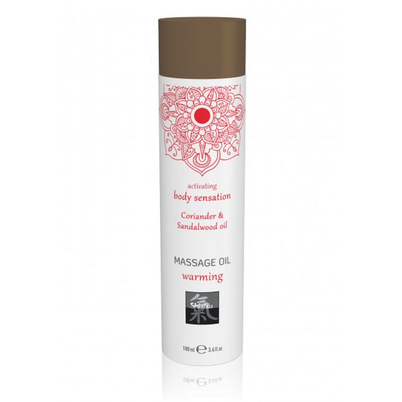 Розігріваюча масажна олія SHIATSU warming Коріандр та Сандалове дерево, 100 мл вид 2