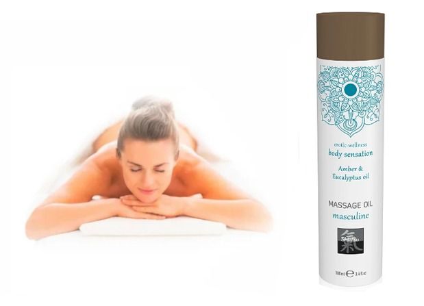 Чоловіче масажне масло SHIATSU Masculine Бурштин та Евкаліпт, 100 мл вид 4