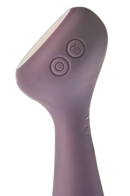 Вибромассажер двухсторонний с функцией нагрева Dream toys Royal Fantasies Panacea фиолетовый вид 10