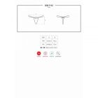 Стрінги Obsessive 838-THO-3 thong red L / XL вид 4