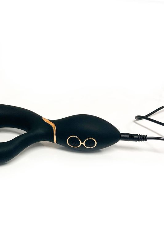 Вибромассажер кролик Dream Toys ELITE AMELIE черный вид 7