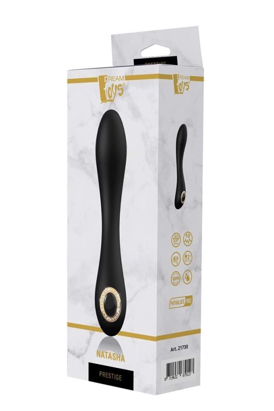 Вибратор для точки G Dream Toys Prestige Natasha черный вид 6