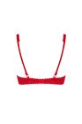 Бюстгальтер з відкритими філіжанками Obsessive Lovica, червоний, S/M вид 5