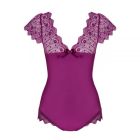 Боди Obsessive Moketta teddy purple S/M вид 3