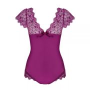 Боди Obsessive Moketta teddy purple S/M