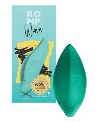 Вібратор кліторальний для трусиків Romp Wave зелений