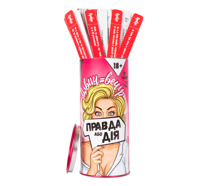 Игра для компании Правда или Действие "Девич-Вечер" Fun Games (UKR) вид 2