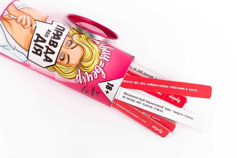 Игра для компании Правда или Действие "Девич-Вечер" Fun Games (UKR) вид 4