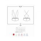 Боди Obsessive 853-TED-3 teddy red S/M вид 3