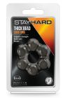 T331506 Эрекционное кольцо STAY HARD THICK BEAD COCK RING BLACK вид 5