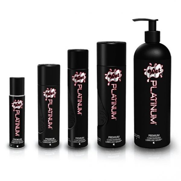 ПРОБНИК/Лубрикант на силіконній основі WET Platinum Premium 10 мл вид 5