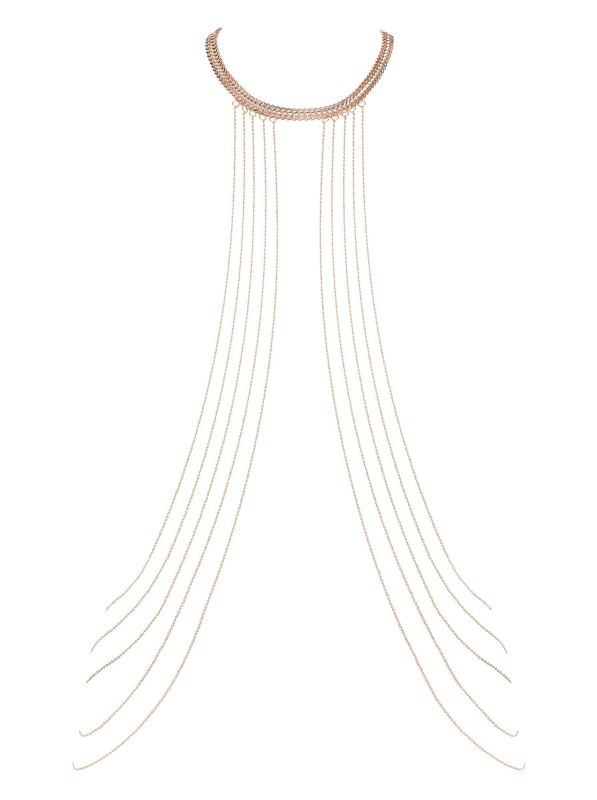 Ланцюжок на тіло з підвіскою Obsessive Bijoux 903 золотистий вид 6