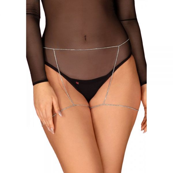 Ланцюжок на стегна з підвіскою Obsessive Bijoux 905 срібляста вид 3